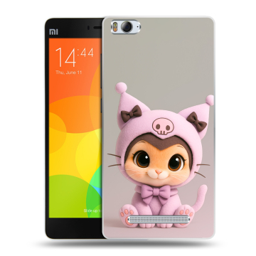 Пластиковый чехол на Xiaomi Mi 4c с принтом Куроми Kuromi Пластиковый чехол на Xiaomi Mi 4c с принтом Куроми Kuromi