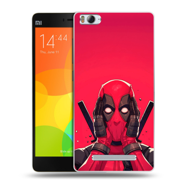 Пластиковый чехол на Xiaomi Mi 4c с принтом Дедпул Deadpool Пластиковый чехол на Xiaomi Mi 4c с принтом Дедпул Deadpool