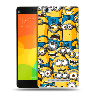 Пластиковый чехол на Xiaomi Mi 4c с принтом Миньоны Пластиковый чехол на Xiaomi Mi 4c с принтом Миньоны