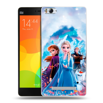 Пластиковый чехол на Xiaomi Mi 4c с принтом Холодное сердце Frozen Пластиковый чехол на Xiaomi Mi 4c с принтом Холодное сердце Frozen