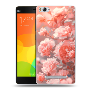 Пластиковый чехол на Xiaomi Mi 4c с принтом Розы цветы Пластиковый чехол на Xiaomi Mi 4c с принтом Розы цветы