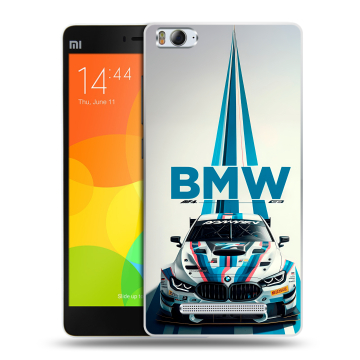 Пластиковый чехол на Xiaomi Mi 4c с принтом БМВ BMW