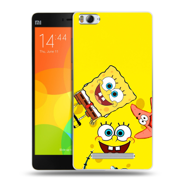 Пластиковый чехол на Xiaomi Mi 4c с принтом Спанч боб Спанчбоб Пластиковый чехол на Xiaomi Mi 4c с принтом Спанч боб Спанчбоб