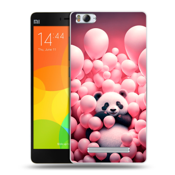 Пластиковый чехол на Xiaomi Mi 4c с принтом Панда Пластиковый чехол на Xiaomi Mi 4c с принтом Панда