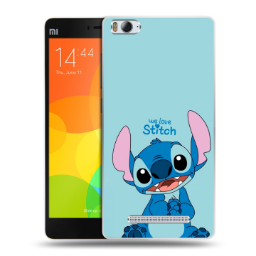 Пластиковый чехол на Xiaomi Mi 4c с принтом Лило и Стич Пластиковый чехол на Xiaomi Mi 4c с принтом Лило и Стич