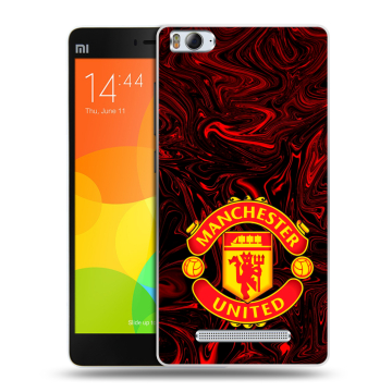 Пластиковый чехол на Xiaomi Mi 4c с принтом Manchester United Пластиковый чехол на Xiaomi Mi 4c с принтом Manchester United