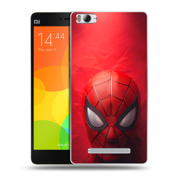 Пластиковый чехол на Xiaomi Mi 4c с принтом Spiderman Человек паук Пластиковый чехол на Xiaomi Mi 4c с принтом Spiderman Человек паук