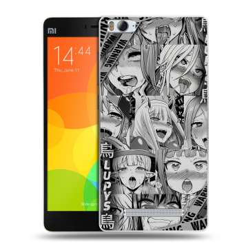 Пластиковый чехол на Xiaomi Mi 4c с принтом Ahegao Ахегао Аниме Пластиковый чехол на Xiaomi Mi 4c с принтом Ahegao Ахегао Аниме