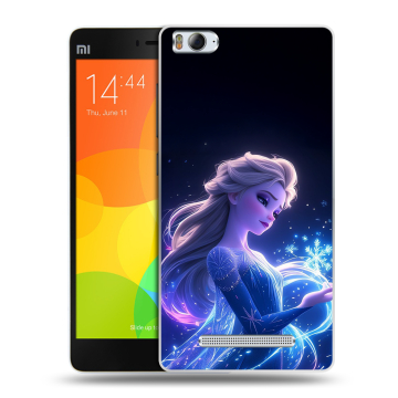 Пластиковый чехол на Xiaomi Mi 4c с принтом Холодное сердце Frozen
