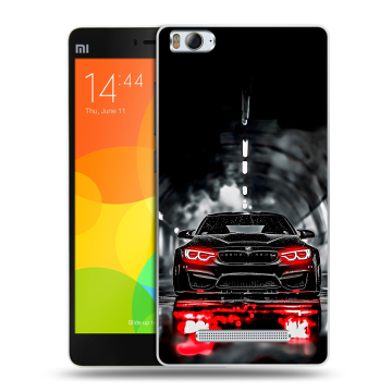 Пластиковый чехол на Xiaomi Mi 4c с принтом BMW БМВ