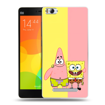 Пластиковый чехол на Xiaomi Mi 4c с принтом Спанч боб Спанчбоб Пластиковый чехол на Xiaomi Mi 4c с принтом Спанч боб Спанчбоб