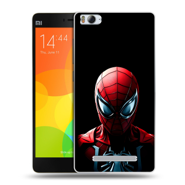 Пластиковый чехол на Xiaomi Mi 4c с принтом Spiderman Человек паук Пластиковый чехол на Xiaomi Mi 4c с принтом Spiderman Человек паук