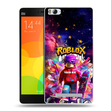 Пластиковый чехол на Xiaomi Mi 4c с принтом Roblox Роблокс
