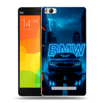 Пластиковый чехол на Xiaomi Mi 4c с принтом BMW БМВ Пластиковый чехол на Xiaomi Mi 4c с принтом BMW БМВ