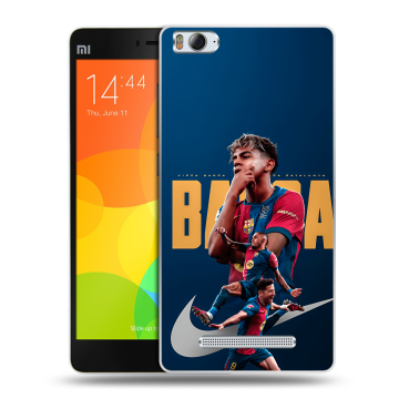 Пластиковый чехол на Xiaomi Mi 4c с принтом Барселона Barca Yamal Пластиковый чехол на Xiaomi Mi 4c с принтом Барселона Barca Yamal