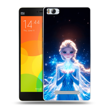 Пластиковый чехол на Xiaomi Mi 4c с принтом Холодное сердце Frozen Пластиковый чехол на Xiaomi Mi 4c с принтом Холодное сердце Frozen