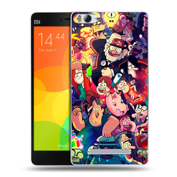Пластиковый чехол на Xiaomi Mi 4c с принтом Gravity Falls Гравити Фолз