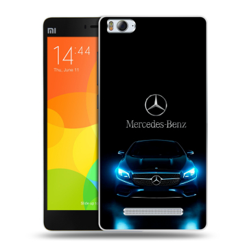 Пластиковый чехол на Xiaomi Mi 4c с принтом Mercedes Мерседес Пластиковый чехол на Xiaomi Mi 4c с принтом Mercedes Мерседес