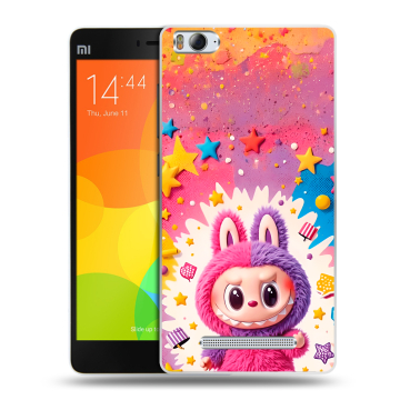 Пластиковый чехол на Xiaomi Mi 4c с принтом Labubu Лабубу Пластиковый чехол на Xiaomi Mi 4c с принтом Labubu Лабубу
