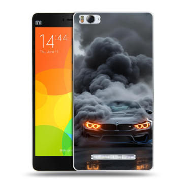Пластиковый чехол на Xiaomi Mi 4c с принтом BMW БМВ