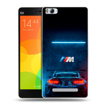 Пластиковый чехол на Xiaomi Mi 4c с принтом BMW БМВ Пластиковый чехол на Xiaomi Mi 4c с принтом BMW БМВ