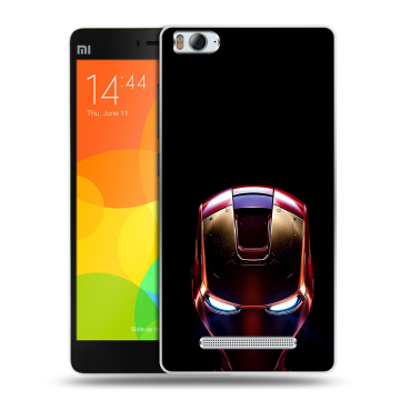 Пластиковый чехол на Xiaomi Mi 4c с принтом IronMan Железный человек Пластиковый чехол на Xiaomi Mi 4c с принтом IronMan Железный человек