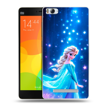 Пластиковый чехол на Xiaomi Mi 4c с принтом Холодное сердце Frozen Пластиковый чехол на Xiaomi Mi 4c с принтом Холодное сердце Frozen