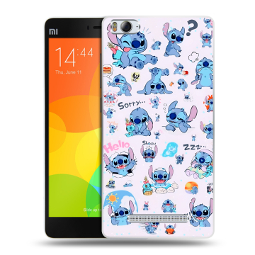 Пластиковый чехол на Xiaomi Mi 4c с принтом Лило и Стич Пластиковый чехол на Xiaomi Mi 4c с принтом Лило и Стич