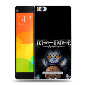 Пластиковый чехол на Xiaomi Mi 4c с принтом Death note Тетрадь смерти Пластиковый чехол на Xiaomi Mi 4c с принтом Death note Тетрадь смерти