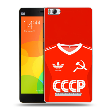 Пластиковый чехол на Xiaomi Mi 4c с принтом Флаг Герб СССР Пластиковый чехол на Xiaomi Mi 4c с принтом Флаг Герб СССР