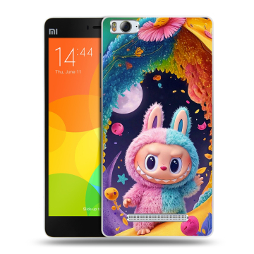 Пластиковый чехол на Xiaomi Mi 4c с принтом Labubu Лабубу Пластиковый чехол на Xiaomi Mi 4c с принтом Labubu Лабубу