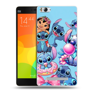 Пластиковый чехол на Xiaomi Mi 4c с принтом Лило и Стич Пластиковый чехол на Xiaomi Mi 4c с принтом Лило и Стич