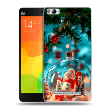 Пластиковый чехол на Xiaomi Mi 4c с принтом Новый год Пластиковый чехол на Xiaomi Mi 4c с принтом Новый год