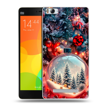 Пластиковый чехол на Xiaomi Mi 4c с принтом Новый год Пластиковый чехол на Xiaomi Mi 4c с принтом Новый год