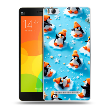 Пластиковый чехол на Xiaomi Mi 4c с принтом Новый год Пластиковый чехол на Xiaomi Mi 4c с принтом Новый год