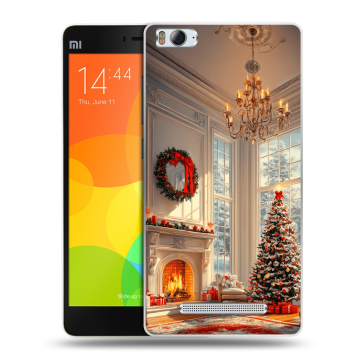 Пластиковый чехол на Xiaomi Mi 4c с принтом Новый год Пластиковый чехол на Xiaomi Mi 4c с принтом Новый год