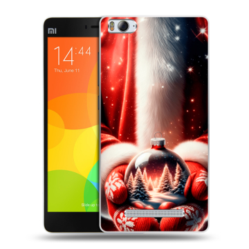 Пластиковый чехол на Xiaomi Mi 4c с принтом Новый год Пластиковый чехол на Xiaomi Mi 4c с принтом Новый год