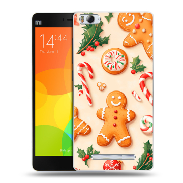 Пластиковый чехол на Xiaomi Mi 4c с принтом Новый год Пластиковый чехол на Xiaomi Mi 4c с принтом Новый год