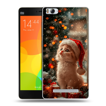 Пластиковый чехол на Xiaomi Mi 4c с принтом Новый год Пластиковый чехол на Xiaomi Mi 4c с принтом Новый год