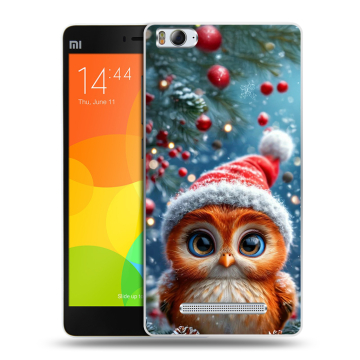 Пластиковый чехол на Xiaomi Mi 4c с принтом Новый год Пластиковый чехол на Xiaomi Mi 4c с принтом Новый год