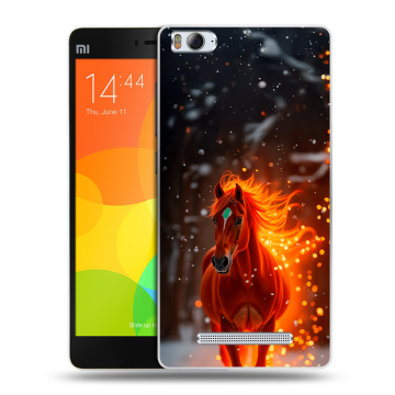 Пластиковый чехол на Xiaomi Mi 4c с принтом Новый год Пластиковый чехол на Xiaomi Mi 4c с принтом Новый год