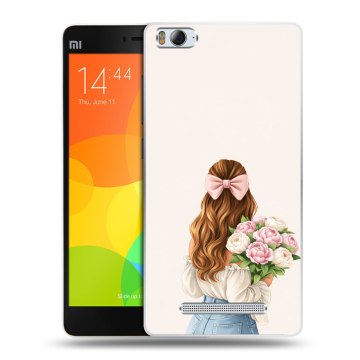 Пластиковый чехол на Xiaomi Mi 4c с принтом женский