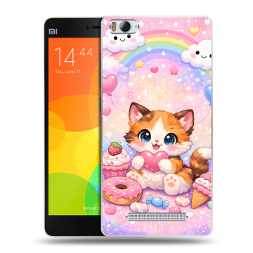 Пластиковый чехол на Xiaomi Mi 4c с принтом для девочек Пластиковый чехол на Xiaomi Mi 4c с принтом для девочек
