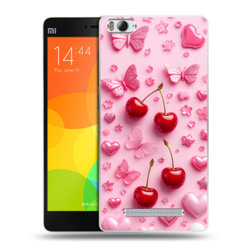 Пластиковый чехол на Xiaomi Mi 4c с принтом для девочек Пластиковый чехол на Xiaomi Mi 4c с принтом для девочек