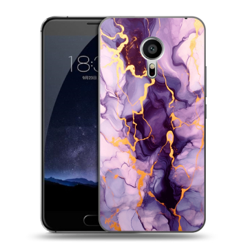 Пластиковый чехол на Meizu Pro 5 с принтом Мрамор