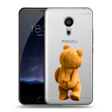 Пластиковый чехол на Meizu Pro 5 с принтом Медведь