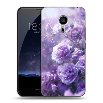 Пластиковый чехол на Meizu Pro 5 с принтом Розы цветы Пластиковый чехол на Meizu Pro 5 с принтом Розы цветы