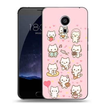 Пластиковый чехол на Meizu Pro 5 с принтом Hello Kitty Хелоу Кити