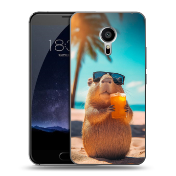 Пластиковый чехол на Meizu Pro 5 с принтом Капибара