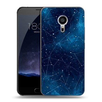 Пластиковый чехол на Meizu Pro 5 с принтом Космос звезды